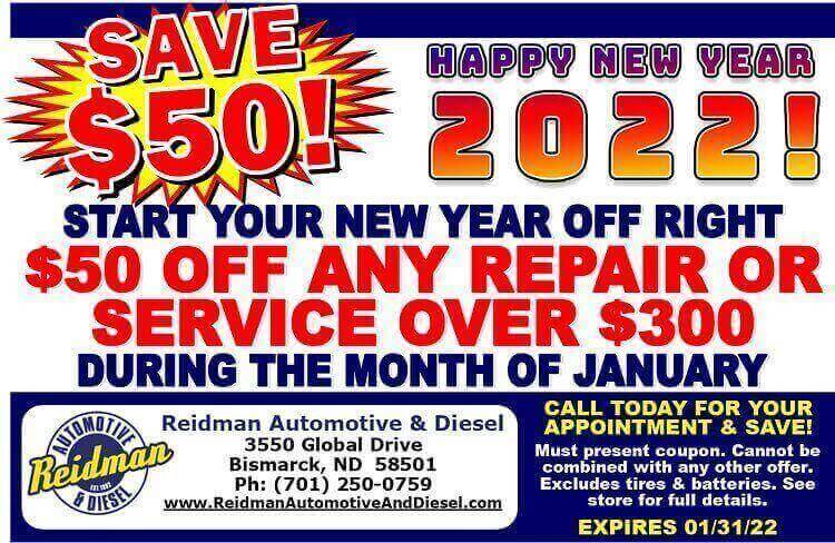 promotion - Reidman Automotive & Diesel